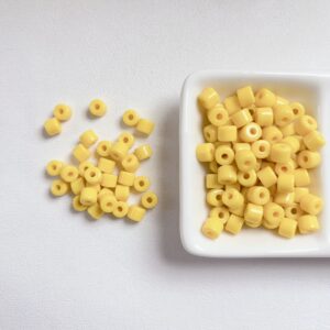 19-Yellow / Size of about 5*6mm, aperture of about 2.2mm(50/package)