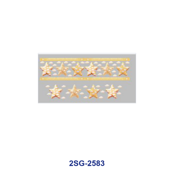 Wholesale 8pcs Pastel Color Star Glitter Print 3oz Cup Stickers Wrap OLY Exclusive