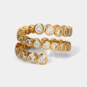 Round diamond ring