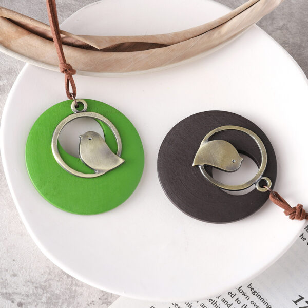 oly-96ed84dfbd6d23f75416a977c65c880b Wholesale Retro Ethnic Bird Pendant Long Necklace Zinc Alloy Electroplated Chain Trendy Fashion Accessory