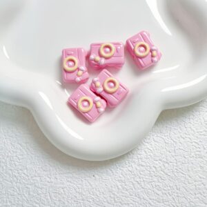 11-pink / Size is about 20*15mm, hole diameter is 2mm