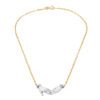 Wholesale Evil Eye Reversible Collarbone Necklace Electroplating Copper Fashion Accessory Gift Boutique Style