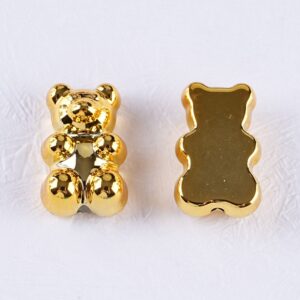 02-Gold / Size is about 12 * 18mm, aperture is about 2mm