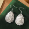 oly-9721f3292b9162ee4e39d453c2170029 Wholesale Alloy Teardrop Hammered Earrings Vintage Women S Daily Party Jewelry Fashion Accessory