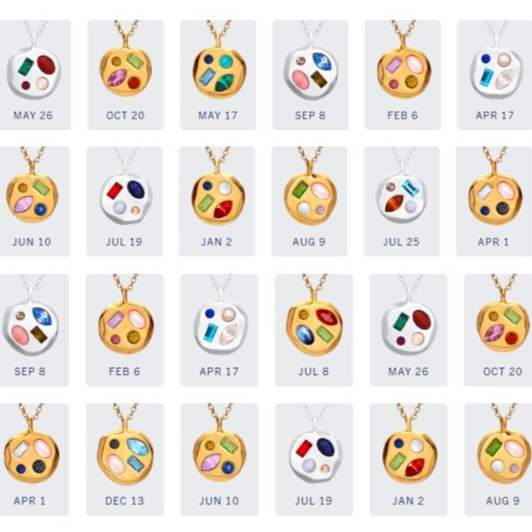 oly-972e02eecd0f48f17fed8deaa37d6192 Wholesale Titanium Steel Colored Zircon Mom Necklace December Birthstone Choker Chic Fashion Accessory