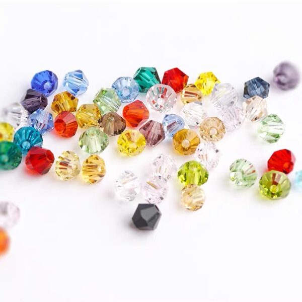 oly-97409909042f3efc1801faa90a1c043e Wholesale Modern Crystal Glass Diamond Shape Loose Beads 4mm for DIY Jewelry Making Fashion Accessory