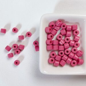 16-Rose powder / Size of about 5*6mm, aperture of about 2.2mm(50/package)