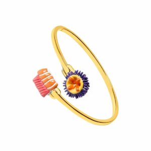 Sushi sea urchin open bracelet