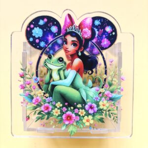 B663-frog princess pen holder