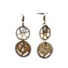oly-98463645fff17f95cbe4d38ecea7ab28 Wholesale Steampunk Bronze Gear Drop Earrings Fashion Accessory For Gift Boutique Resale