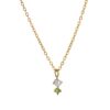 oly-988eb651334c9443564ca1a10eff3b7a Wholesale Fashion Stainless Steel Woven Rope Necklace With Bow Cross Pendant Colorful Electroplated Jewelry Accessory
