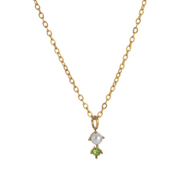 Wholesale Fashion Stainless Steel Woven Rope Necklace With Bow Cross Pendant Colorful Electroplated Jewelry Accessory