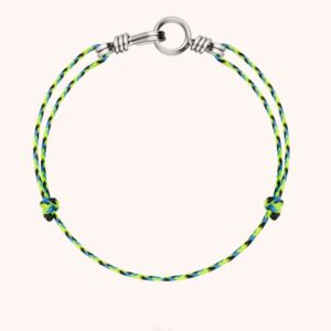 Green blue (silver) bracelet