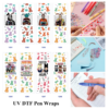 oly-98be88b6a8df731a2bd38b6d7df15619 Wholesale 2/8/16pcs Spooky Movie Character Easter Bunny Floral Festive Quote Art Print Pen and Bookmark Stickers UV DTF Wraps OLY Exclusive