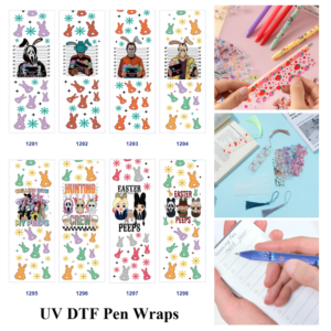 oly-98be88b6a8df731a2bd38b6d7df15619 Wholesale 2/8/16pcs Spooky Movie Character Easter Bunny Floral Festive Quote Art Print Pen and Bookmark Stickers UV DTF Wraps OLY Exclusive