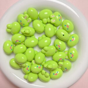 08-solid luminous fruit Green / Size is about 20mm
