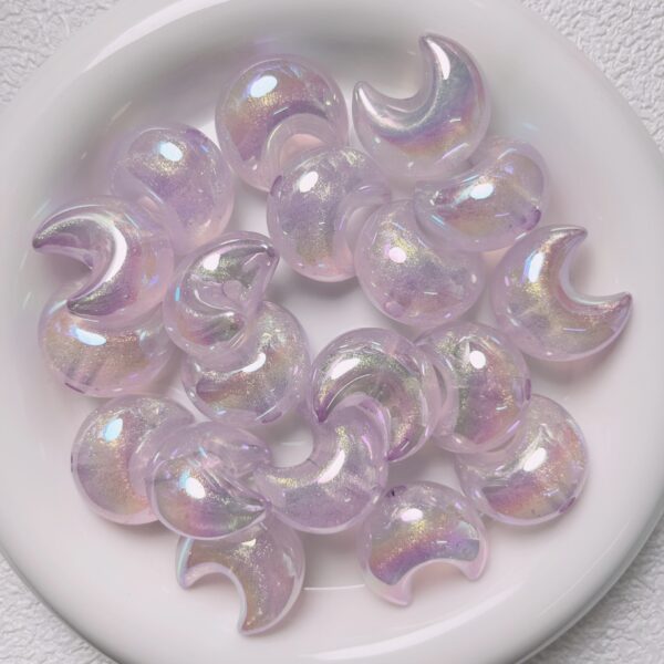 oly-9a4468c30ba663658d9eb8013e3c4ea6 Wholesale Trendy Acrylic Glow in the Dark Meteor Moon Beads for DIY Phone Charm Keychain Car Hanging Craft