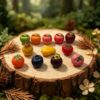 oly-9ac1cfd0778eb4b69479b8f632f7478a Wholesale Resin Fruit Keychain Pendant 3D Blueberry Charm DIY Jewelry Accessory Bag Charm