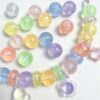oly-9b64eeb53df9961f68ea3d132719f23e Wholesale Stylish 16mm Earth Pattern Acrylic Round Beads, Mermaid Transparent Glitter, for DIY Phone Chain and Earring Making