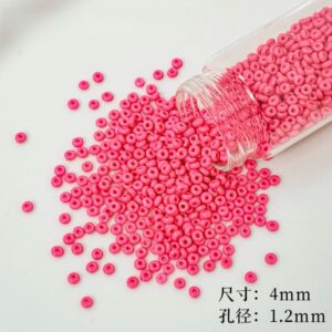 04-Rose Red / 4mm(200 pieces/bag)
