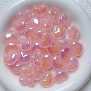 03-Pink / The size is about 21*16mm, the aperture is about 2.4mm