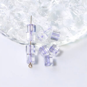 08-light purple / The size is about 8*8mm(30 PCs/pack)