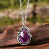 oly-9c4ba8a9947421d4157377c6b3895f83 Wholesale Vintage Carved Drop Pendant Necklace Antique Silver Tone Alloy Jewelry Accessory Boutique Style For Women