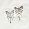 Wholesale Alloy Retro Hollow Butterfly Moon Star Earrings For Women Stylish Jewelry Accessory Party Everyday Gift