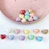 Wholesale UV-Plated Acrylic Butterfly Heart Beads for DIY Phone Chain Keychain Craft Supply