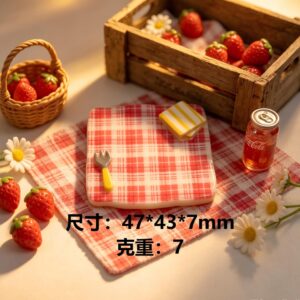 Line checkered plate-red