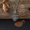 oly-9ce6bbfe53515cfc2c03f1b61d6fea0e Wholesale Vintage Oak Leaf Pendant Necklace Ancient Silver Tone Jewelry Accessory For Boutique Resale