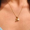 Wholesale Cowboy Boots Cowboy Hat Pendant Necklace Electroplating Copper Pearl Accent Western Fashion Jewelry Boutique Gift