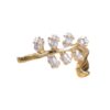 oly-9d41eba39019a1fd5e71970f80e553f7 Wholesale Trendy Two Tone Flower Open Ring Adjustable Zinc Alloy Fashion Jewelry Accessory For Women Gift