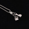 Wholesale Trendy Boxing Glove Pendant Chain Necklace For Men Antique Silver Zinc Alloy Street Style Boutique Resale Jewelry Gift