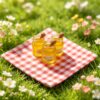 Wholesale Resin Miniature Honey Jar Bottle Charm, DIY Jewelry Accessory, Keychain and Shoe Decor Gift