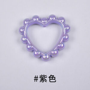 13-purple / Size is about 39 * 43mm, aperture is about 2.6mm