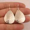 oly-9e7bf3ab79575f5712b2a3d923c55659 Wholesale Alloy Teardrop Hammered Earrings Vintage Women S Daily Party Jewelry Fashion Accessory