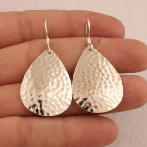 oly-9e7bf3ab79575f5712b2a3d923c55659 Wholesale Alloy Teardrop Hammered Earrings Vintage Women S Daily Party Jewelry Fashion Accessory