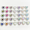 Wholesale Trendy Acrylic Heart Beads Glow in Dark Oil-Filled DIY Jewelry Making Supplies for Phone Charms and Earrings