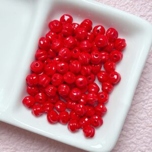 02-red / Size is about 5mm, hole diameter is about 1.5mm