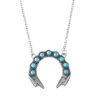oly-9f0fa636dbe2adb57af7e602c1866a4b Wholesale Bohemian Turquoise Necklace Ancient Silver Zinc Alloy Wheat Ear Lightning Pendant Everyday Fashion Jewelry Accessory