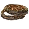 oly-9f161b0e9de8320d5ceddb7955fd46a8 Wholesale 10 Pack Electroplated Gun Black Rhinestone Bracelets Women S Thin Elastic Bangle Jewelry Accessory Gift Boutique Resale