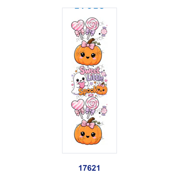 oly-9f3a844cc478ccad33f070e153591fb5 Wholesale 2/8/16pcs Cute Cartoon Halloween Monster Ghost Pumpkin Pen and Bookmark Stickers UV DTF Wraps
