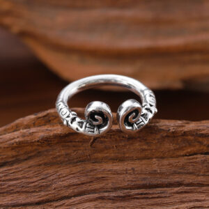 Ancient Silver Curse Ring