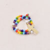 Wholesale Trendy Bohemian Colorful Cross Pendant Necklace Alloy Chain Jewelry Accessory For Everyday Wear