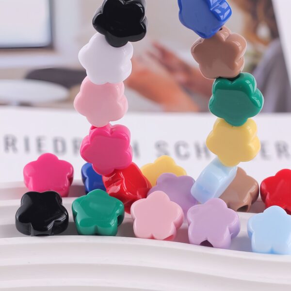 oly-a03be63eab977e8d8934f9df2941f058 Wholesale Acrylic Candy Color Star Flower Loose Beads for DIY Phone Charm Keychain Jewelry Making
