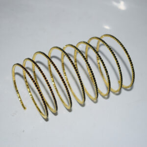 8 circles gold black diamond