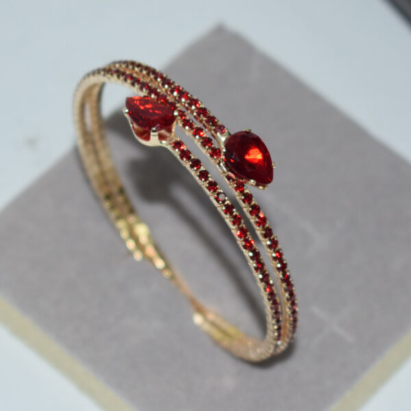 oly-a0a8f9a48b61b5bd0a171852e9c6c5b0 Wholesale Love Theme Rhinestone Bangle Bracelet Silver Electroplated Open Cuff Jewelry Accessory For Everyday Wear