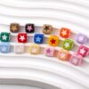 oly-a0c1b3725ba74e64267bb721e3c79389 Wholesale Pink Acrylic Star Square Beads for DIY Phone Charm Keychain Jewelry Making Boutique Gift Craft Supplies