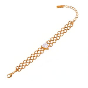Triangular Zircon Bracelet